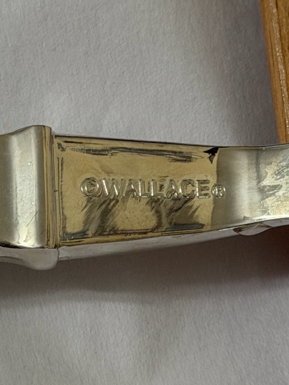 WALLACE Silver Cake Server - Picture 4 of 12